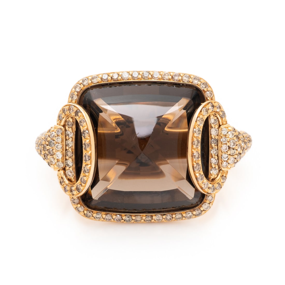 HermËs, Smoky Quartz and Diamond Ring (1 of 3)