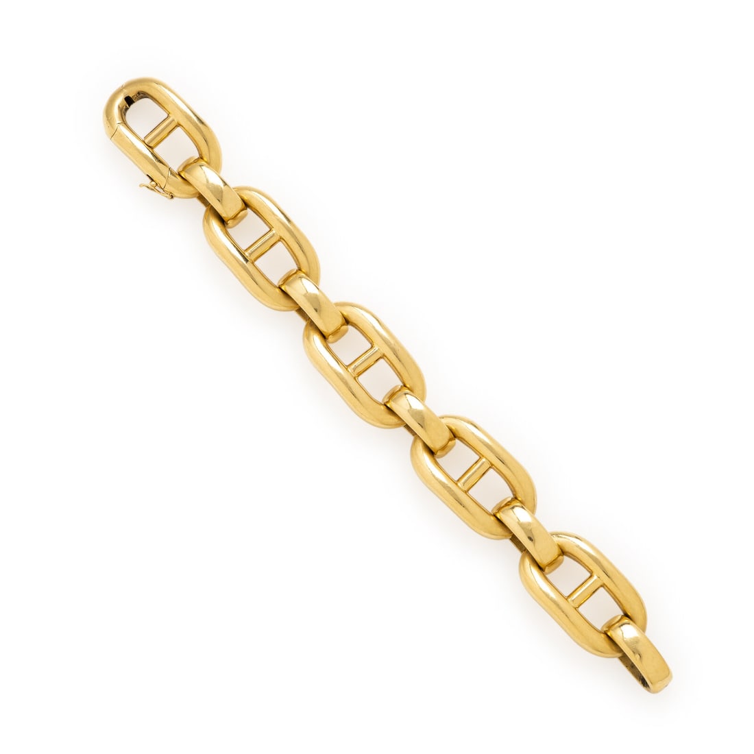 Yellow Gold Mariner Link Bracelet (1 of 3)