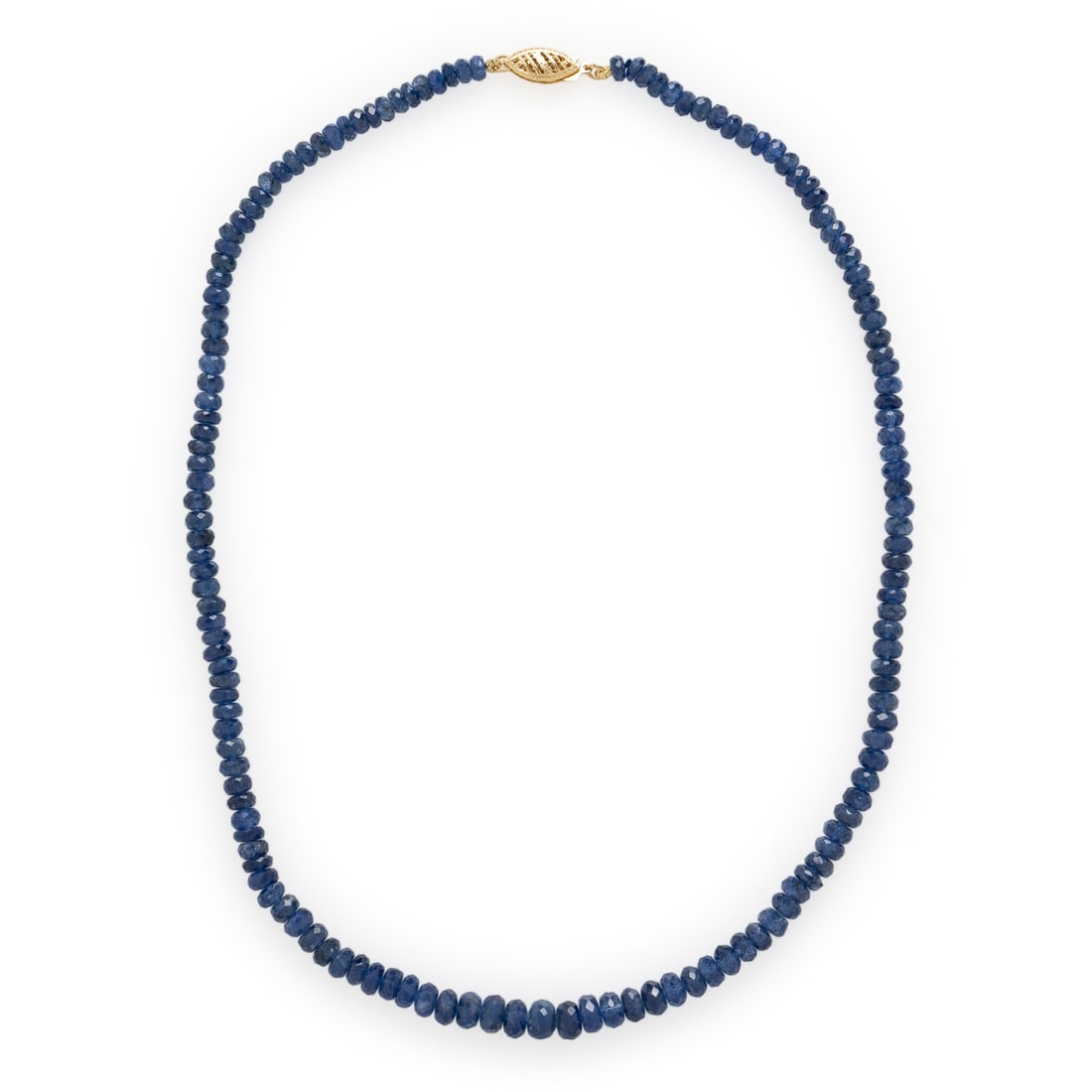 Sapphire Beaded Necklace (1 of 2)