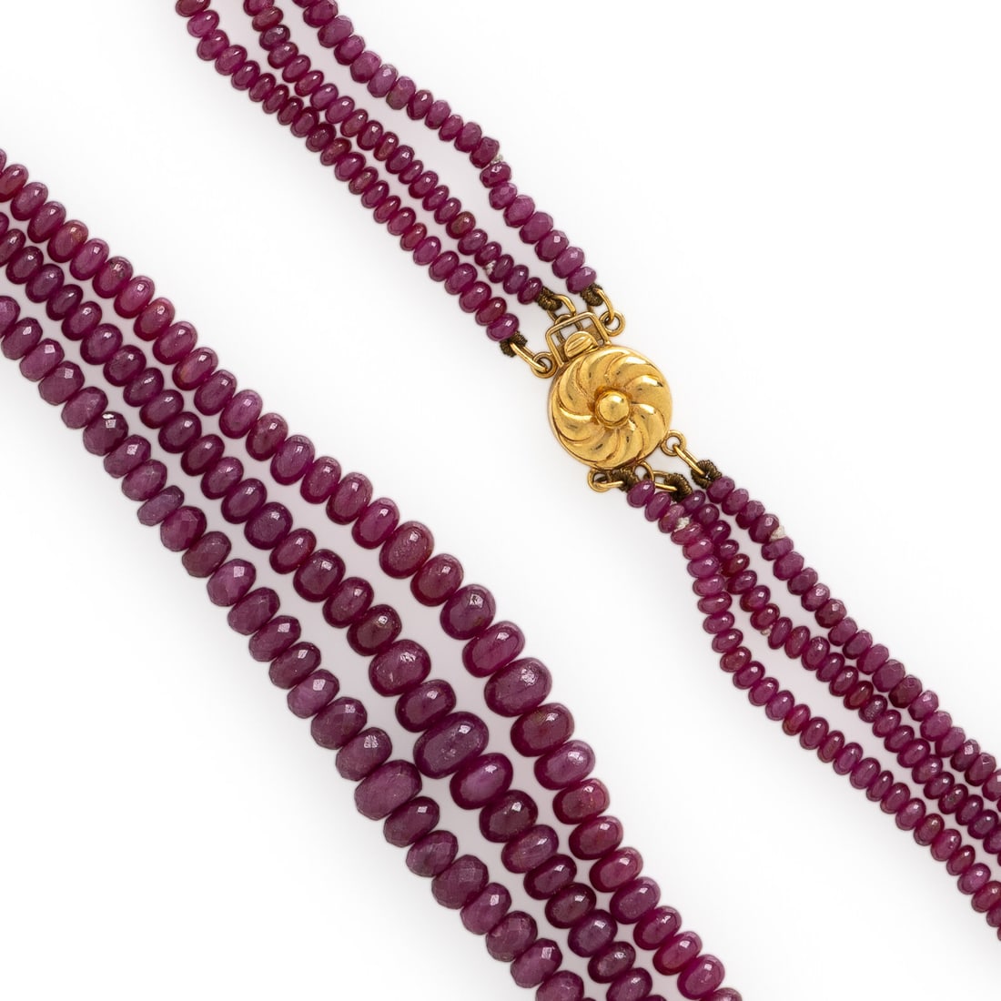 Ruby Bead Necklace - 2