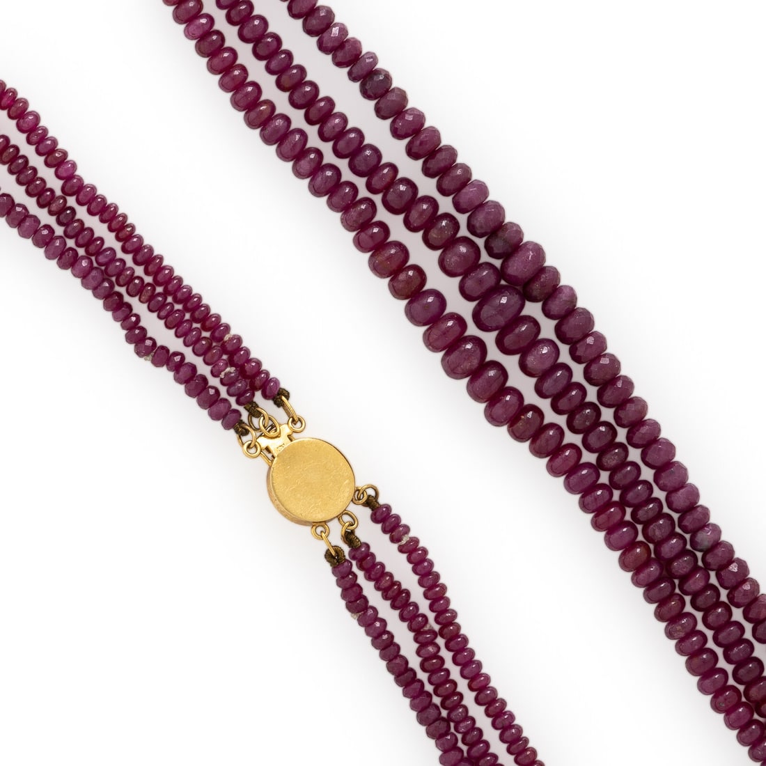 Ruby Bead Necklace - 3