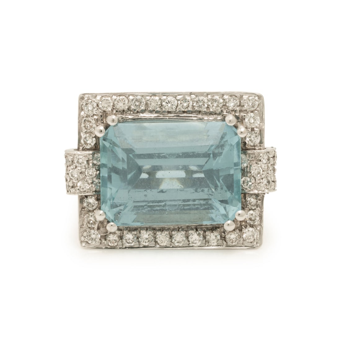 Aquamarine and Diamond Ring (1 of 3)