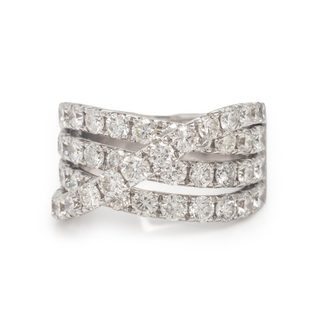 Diamond and White Gold Ring (1 of 3)