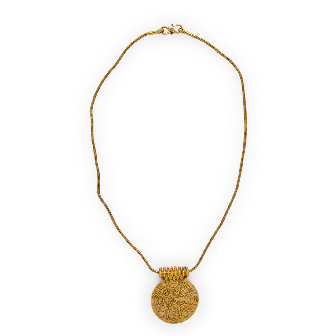 Yellow Gold Pendant Necklace (1 of 3)