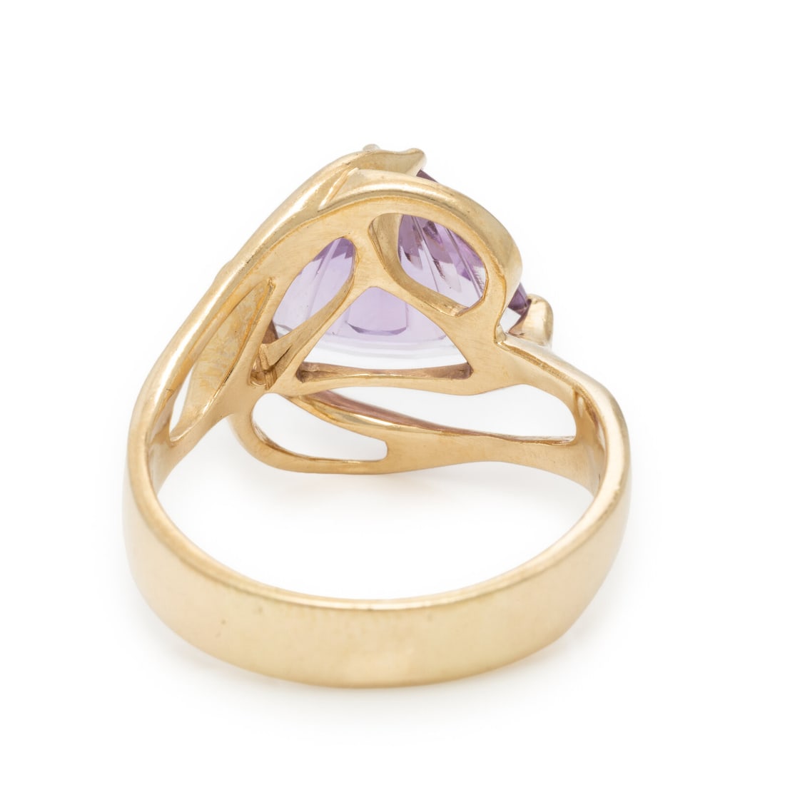 Amethyst and Yellow Gold Ring - 3