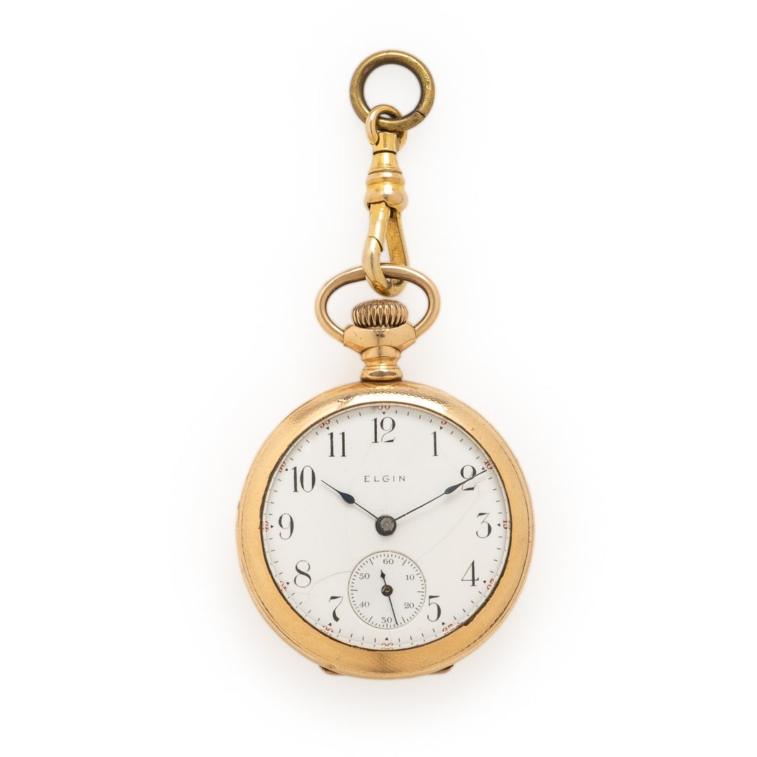 Elgin, Yellow Gold Pocket Watch (1 of 2)