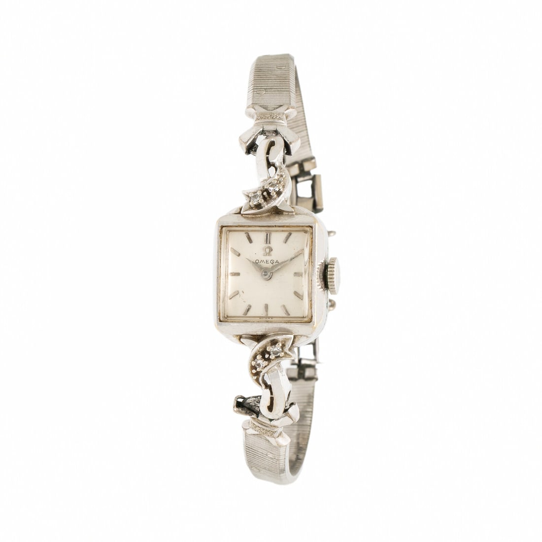 Omega, White Gold and Diamond Watch (1 of 6)