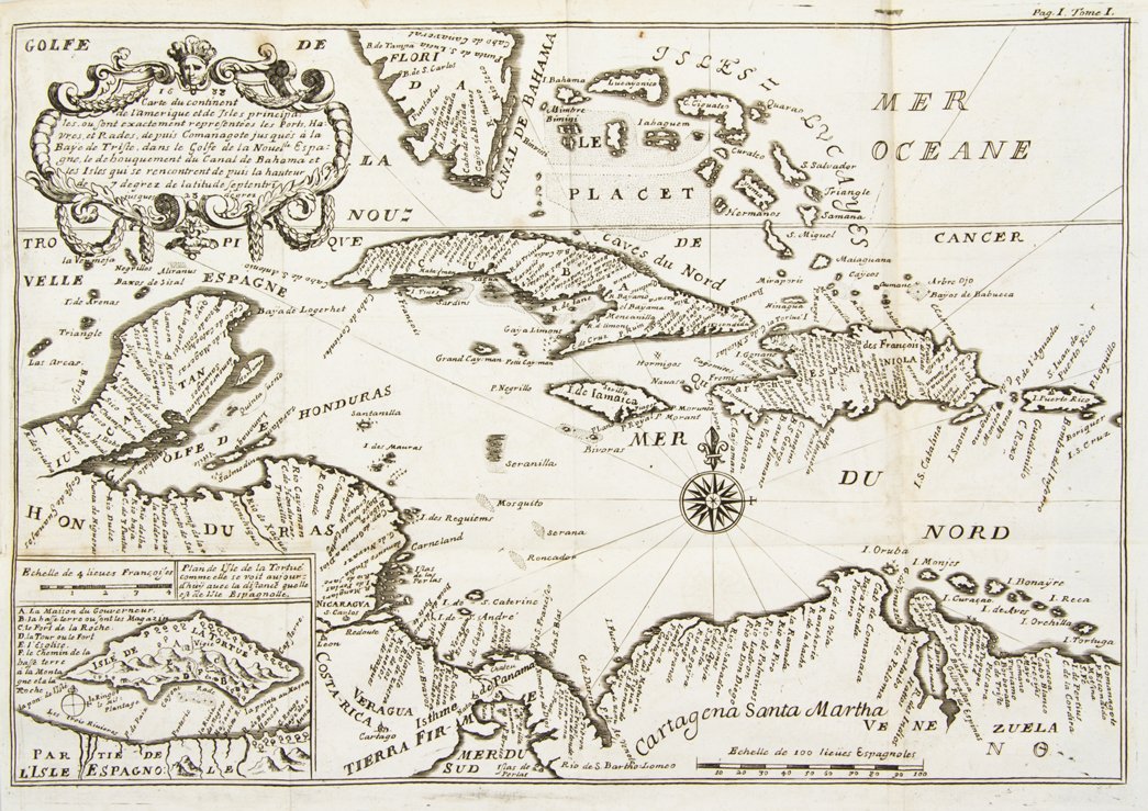 (PIRATES) OEXMELIN, ALEXANDRE OLIVIER. Histoire des: (PIRATES) OEXMELIN, ALEXANDRE OLIVIER Histoire des Aventuriers qui se sont signalez dans les Indes contenant ce qu'ils ont fait de plus remarquable depuis vingt annees. Paris: Jacques Le Febure, 1688.