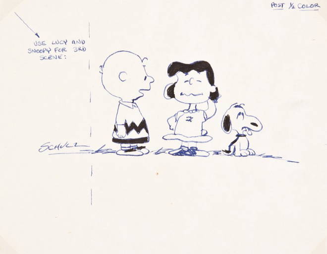 Art) Schulz, Charles. Charlie Brown, Original Pe