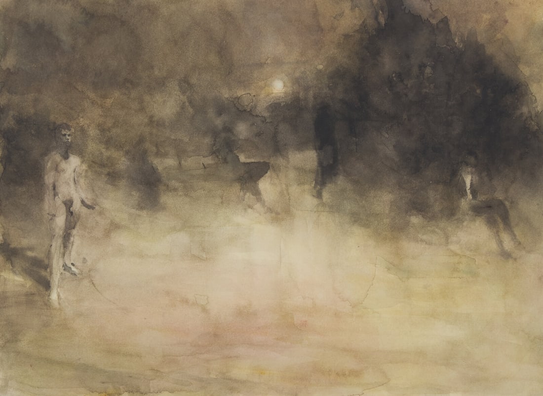 Paul P. (Canadian, b. 1977) Untitled, 2005: Paul P. (Canadian, b. 1977) Untitled, 2005 watercolor on paper signed Paul P. and dated Jan 05 (verso) 10 1/2 x 14 1/2 in. Property from a Distinguished Private Collection This lot is located in New Y