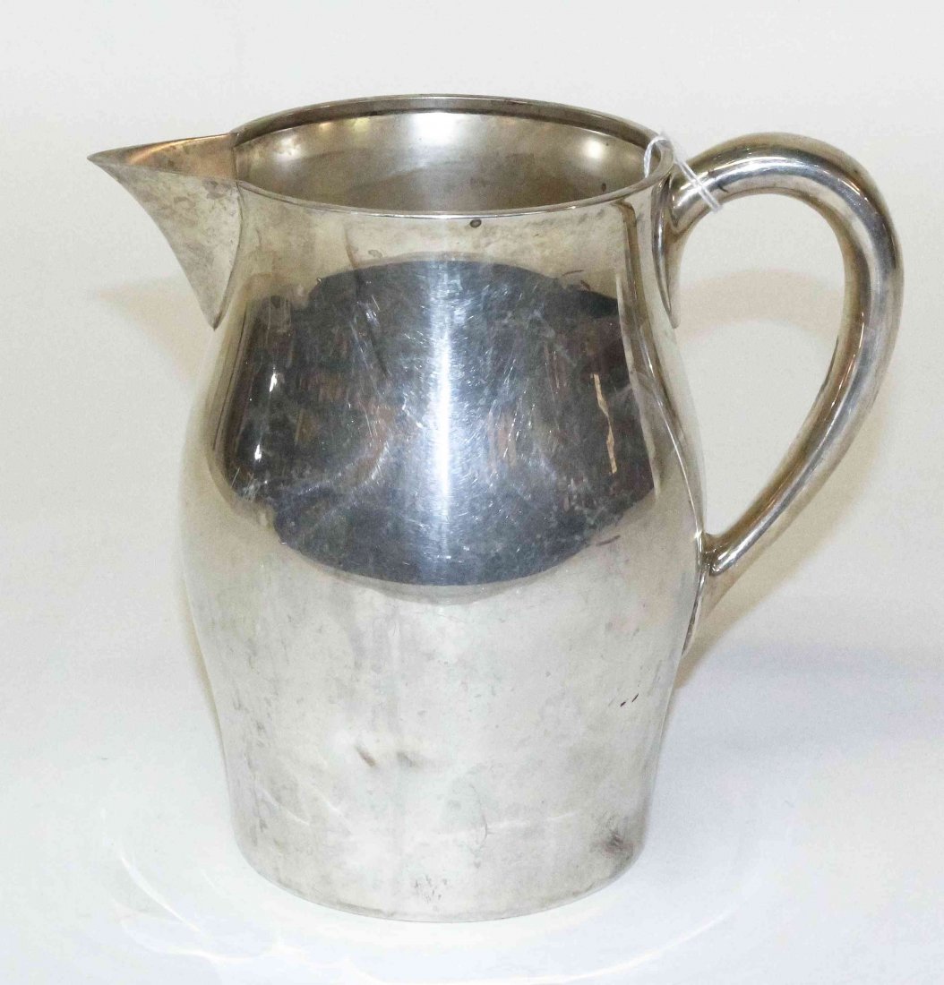An American Silver Revere Pitcher, Reed and Barton,: An American Silver Revere Pitcher, Reed and Barton, of baluster form, marked to base Paul Revere Reproduction. Height 7 1/2 inches.