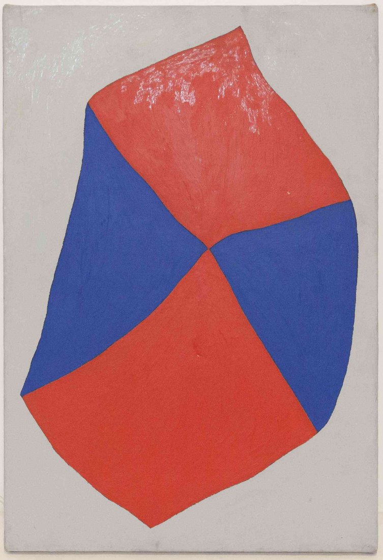Sidney Levitt, (20th century), Untitled, 1976: Sidney Levitt (20th century) Untitled, 1976 acrylic on canvas signed S. Levitt and dated (verso) 19 x 13 inches. Provenance: Deitcher/O'Reilly Galleries, New York, New York