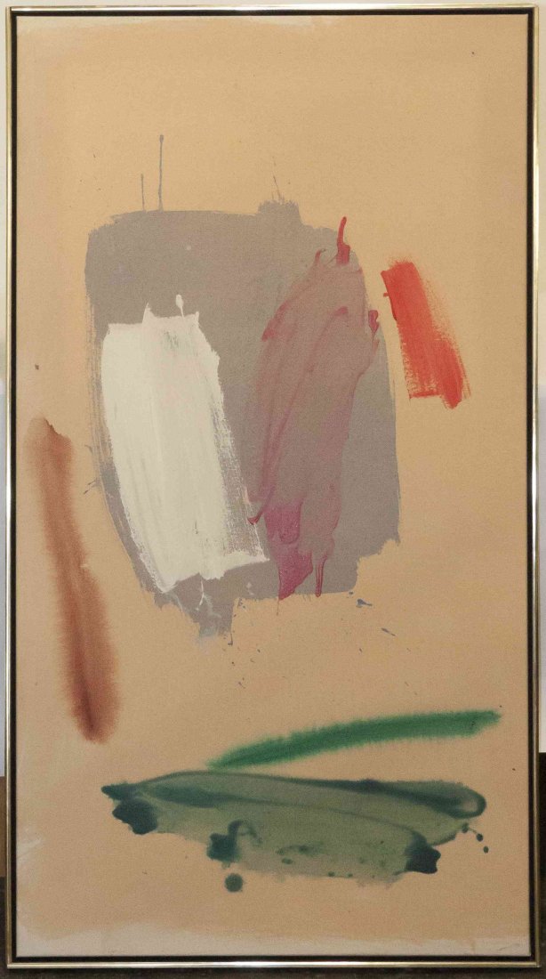 John Adams Griefen, (American, b. 1942), Firefly, 1980: John Adams Griefen (American, b. 1942) Firefly, 1980 oil on canvas signed John Adams Griefen, titled and dated (verso) 30 x 56 inches.