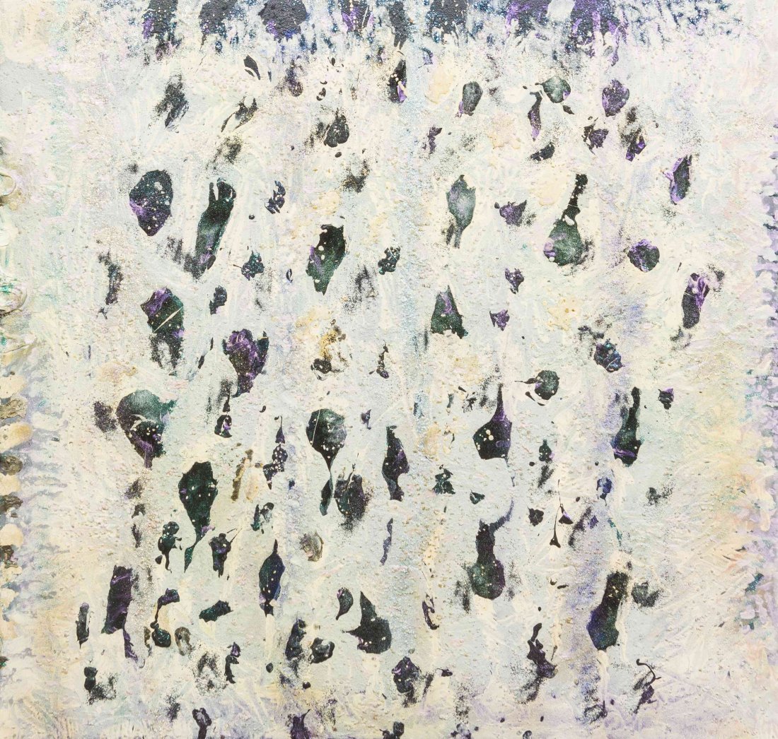 Stanley Boxer, (American, 1926-2000), Asnowhispers,: Stanley Boxer (American, 1926-2000) Asnowhispers, 1993 mixed media on canvas signed S. Boxer, titled and dated (verso) 46 x 44 inches. Provenance: Andre Emmerich, New York, New