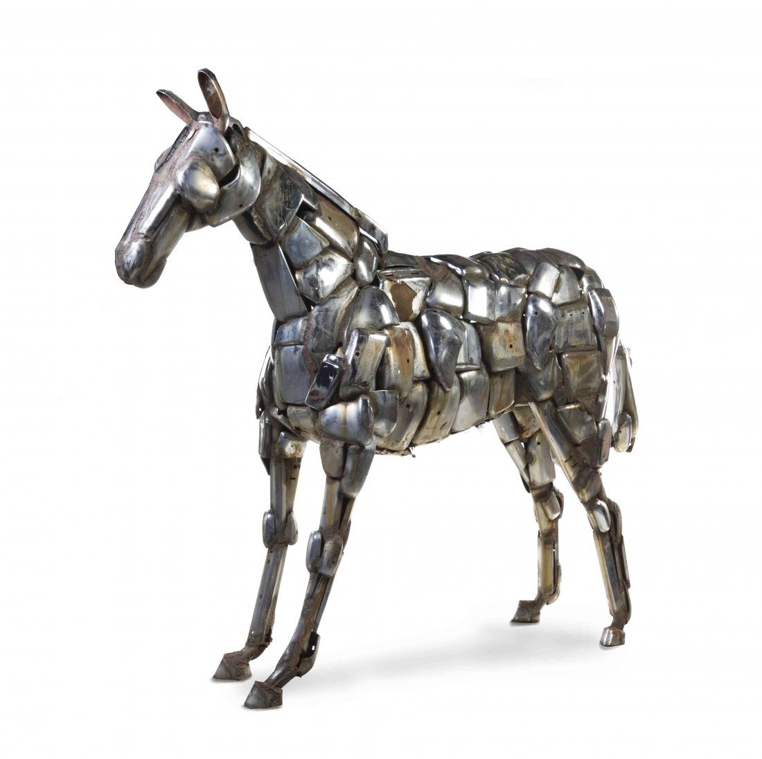 John Kearney, (American, b. 1924), Horse: John Kearney (American, b. 1924) Horse welded metal Height: 85 1/2 x length 111 inches. Property from the Adrienne Krumhorn Trust, Highland Park, Illinois