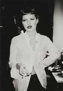 Roxanne Lowit, (American, b. 1970), Kate Moss, Milan,: Roxanne Lowit (American, b. 1970) Kate Moss, Milan, 1994 archival pigment print; printed 2011 edition 1/25, signed Roxanne Lowit and titled (verso) 24 x 20 inches.