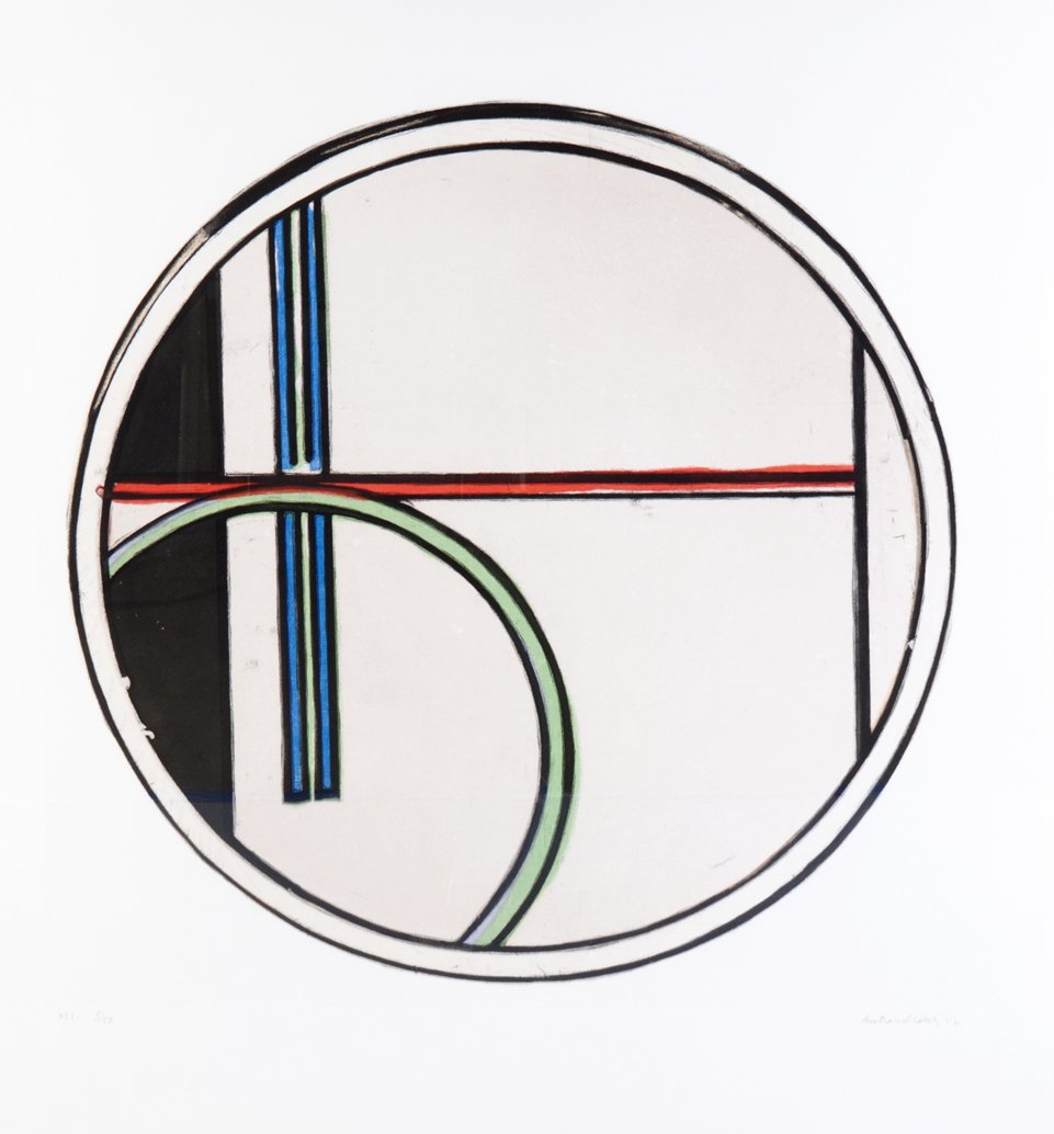 Bertrand Lavier, (French, b. 1949), No. 1, 1987: Bertrand Lavier (French, b. 1949) No. 1, 1987 etching edition 5/25, signed Bertrand Lavier and dated (lower right) 35 1/2 x 35 1/2 inches.