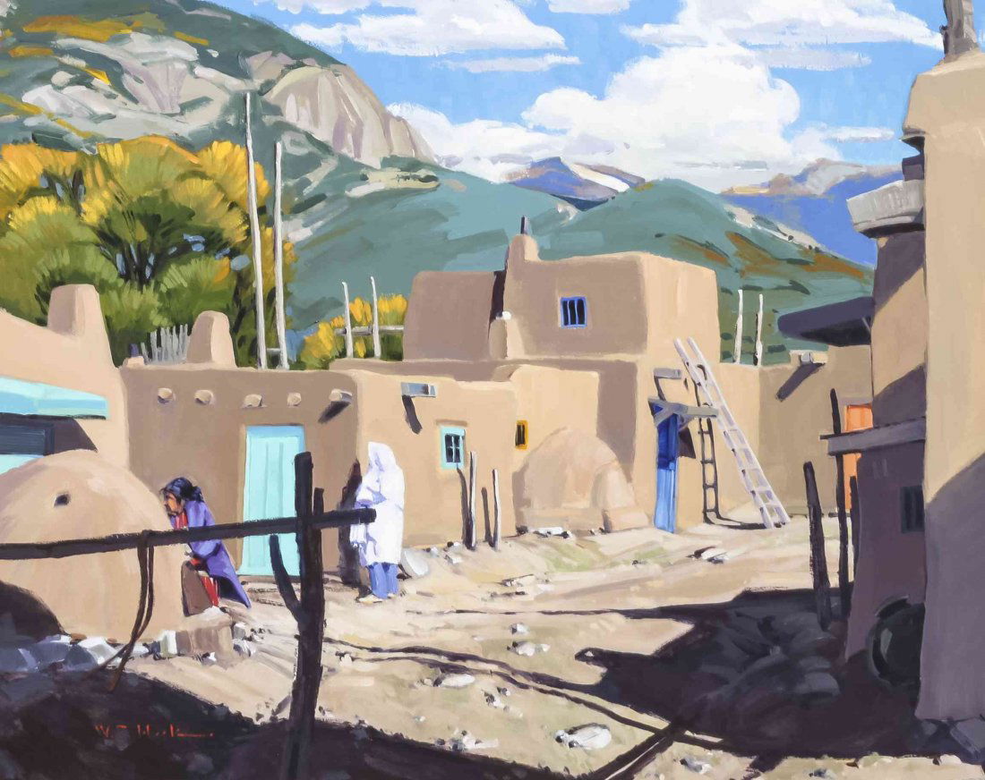 William Cather Hook, (American, b. 1948), Spotted: William Cather Hook (American, b. 1948) Spotted Shadow acrylic on canvas signed W. Hook (lower left) 24 x 30 inches.