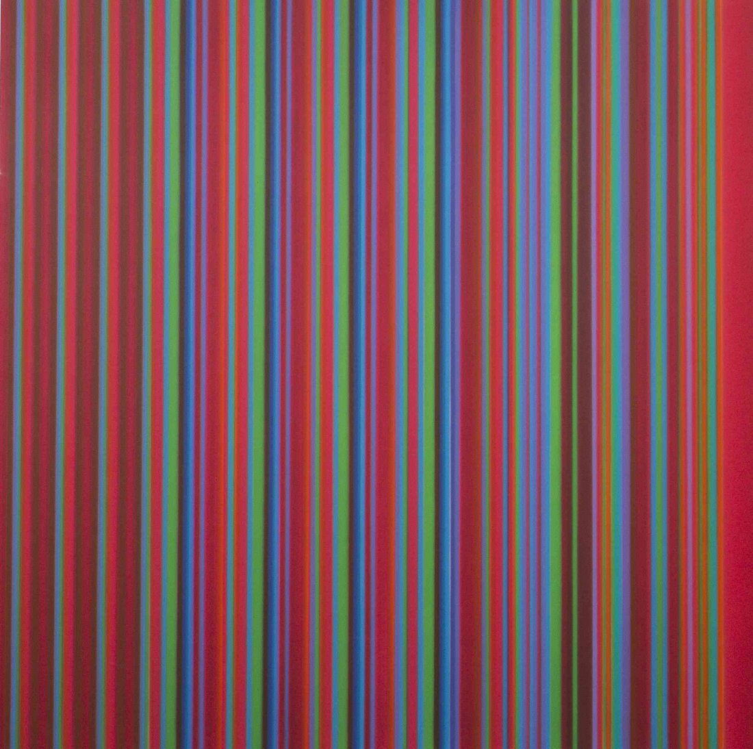 Tim Bavington, (British, b. 1966), Apple Tree, 2007: Tim Bavington (British, b. 1966) Apple Tree, 2007 acrylic on canvas signed Tim Bavington, titled and dated (verso) 72 x 72 inches. Property from the Fontainebleau Resort, Las Vegas, N