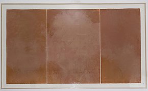 Joe Goode, (American, b. 1937), Untitled (Triptych),: Joe Goode (American, b. 1937) Untitled (Triptych), together with two smaller Joe Goode diptychs four-color lithograph on Arches paper with gunshot holes edition 24/25, signed Joe Goode (center