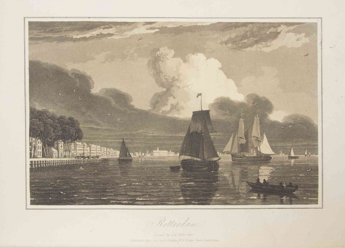 (EUROPE) CARR, SIR JOHN. A Tour Through Holland...: (EUROPE) CARR, SIR JOHN A Tour through Holland, Along the Right and Left Banks of the Rhine, to the South of Germany, in the Summer and Autumn of 1806. London: Printed for Richard Phillips, 1807. 4to,