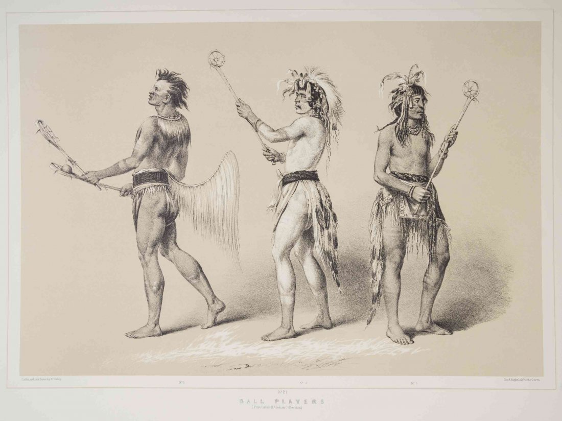 (NATIVE AMERICAN) CATLIN, GEORGE. North American Indian: (NATIVE AMERICAN) CATLIN, GEORGE North American Indian Portfolio. Chicago: Sage Books, Swallow Press, 1970. Portfolio, contents loose as issued in publisher's gilt-lettered black chemise. Facsimile of