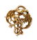 An Art Nouveau Yellow Gold and Diamond Dragon Brooch,