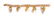 An 18 Karat Rose Gold Bracelet with Five Attached