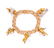 An 18 Karat Rose Gold Bracelet with Five Attached - 2