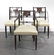 A Set of Six Regency Style Mahogany Chairs, Kittinger,