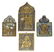 Four Russian Polychrome Enameled Bronze Icons, Height