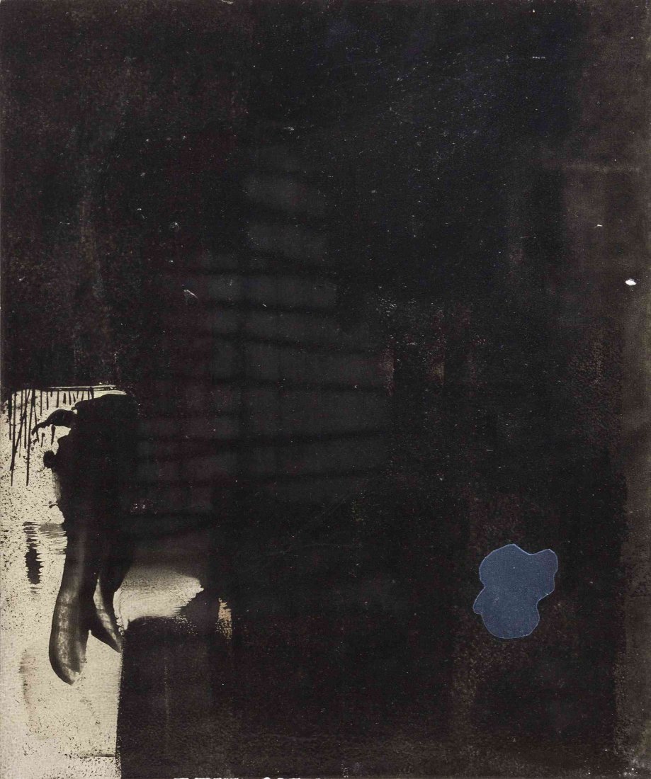 Monique van Genderen, (American, 1932-2012), Untitled,: Monique van Genderen (American, 1932-2012) Untitled, 2006 enamel, oil and vinyl on panel signed Monique van Genderen, titled and dated (verso) 22 x 18 inches. Condition: There is surface dust througho