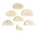 A Group of Seven Pierce Carved Jade Plaques, Width of