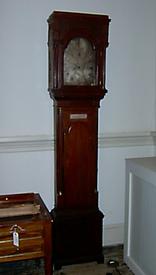 ENGLISH MAHOGANY TALL CASE CLOCK