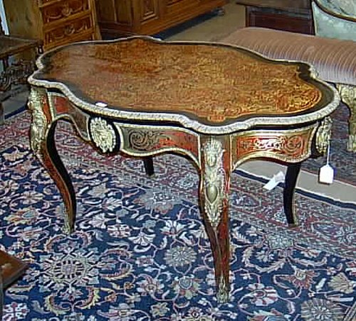 NAPOLEON III EBONIZED AND BOULLE BUREAU