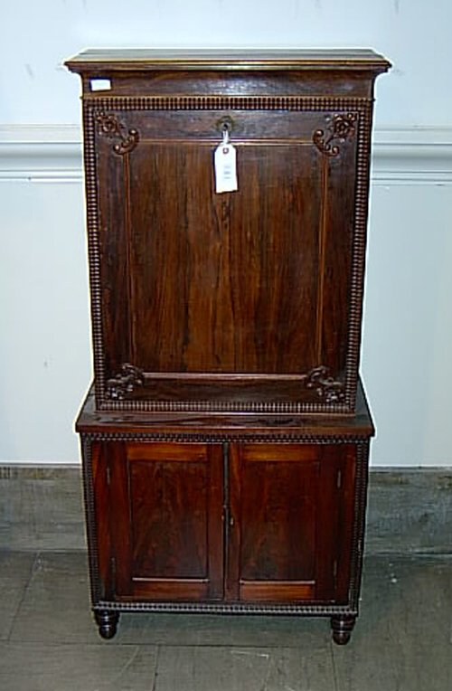 CONTINENTAL ROSEWOOD SECRETAIRE A' ABATT