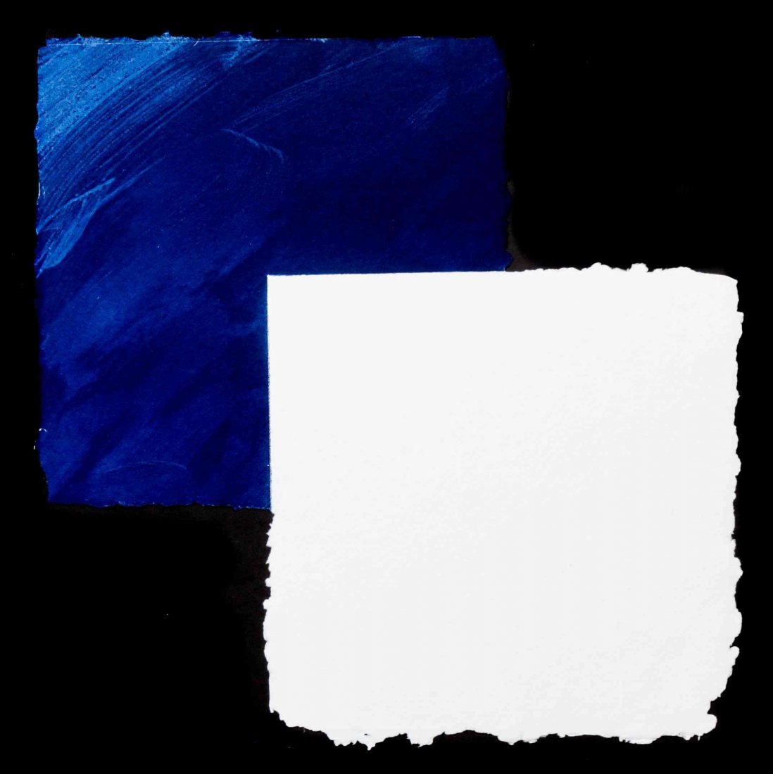 Mary Heilmann, (American, b. 1940), Blue and White: Mary Heilmann (American, b. 1940) Blue and White Triptych, 1990 color etching; Pace Editions pub. each edition PP 1/5, initialed M. H. and dated (verso) Each: 20 x 19 1/2 inches. Property from the Col