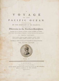 COOK, CAPTAIN JAMES AND JAMES KING. A Voyage to the: COOK, CAPTAIN JAMES AND JAMES KING A Voyage to the Pacific Ocean. Undertaken, By the Command of His Majesty, for Making Discoveries in the Northern Hemisphere. Performed under the Direction of