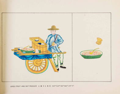 CONSTANT, SAMUEL VICTOR. Calls, Sounds and Merchandise: (ASIA) CONSTANT, SAMUEL VICTOR Calls, Sounds and Merchandise of the Peking Street Peddlers. Peking: The Camel Bell, n.d. [1936] Oblong 8vo, original color silk, printed paper cover label, decorative