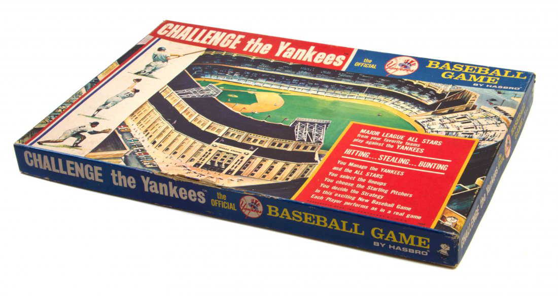 (BASEBALL) CHALLENGE THE YANKEES BOARD GAME. 1964 board
