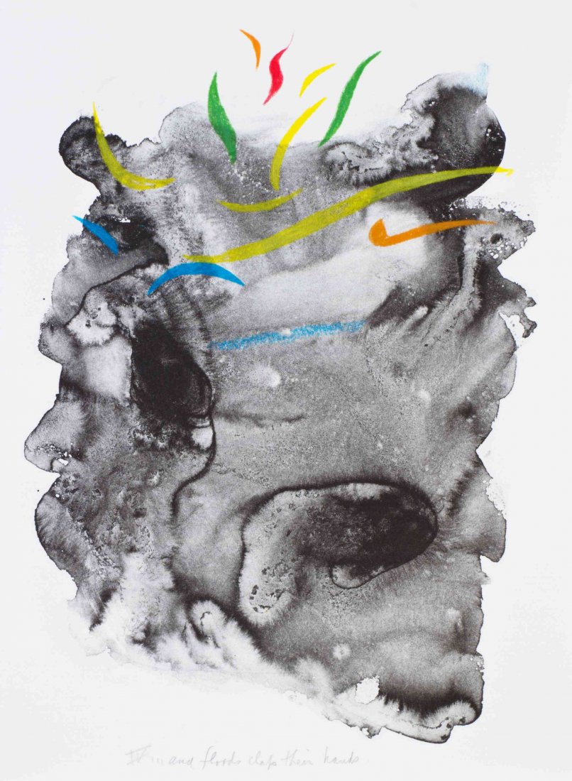 (HAYBARN PRESS) BRUBECK, DAVE AND ED COLKER. Open the: (HAYBARN PRESS) BRUBECK, DAVE Open the Gates. New York: Haybarn Press, 2006. Portfolio, contents loose in publisher's linen clamshell case. Comprising six color lithographs with color pochoir by Ed Co