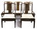A Set of Ten Modern Chinese Style Dining Chairs, Height
