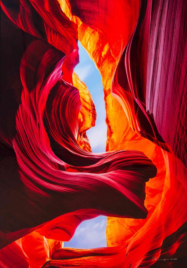 Peter Lik, (Australian, b. 1959), Eternal Beauty: Peter Lik (Australian, b. 1959) Eternal Beauty (Antelope County, Arizona) iflochrome photographic print edition AP 62/90 (aside from the regular edition of 1,900), signed Peter Lik (lower right) 58 1/