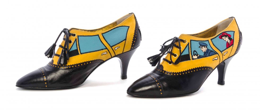 yellow taxi shoes