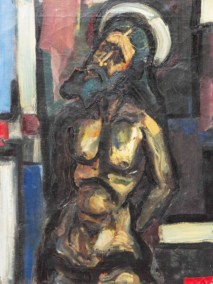 Style of Georges Rouault, (20th century), Christ: Style of Georges Rouault (20th century) Christ oil on canvas 24 x 18 inches. Property from the William S. Block Trust, Peoria, Illinois