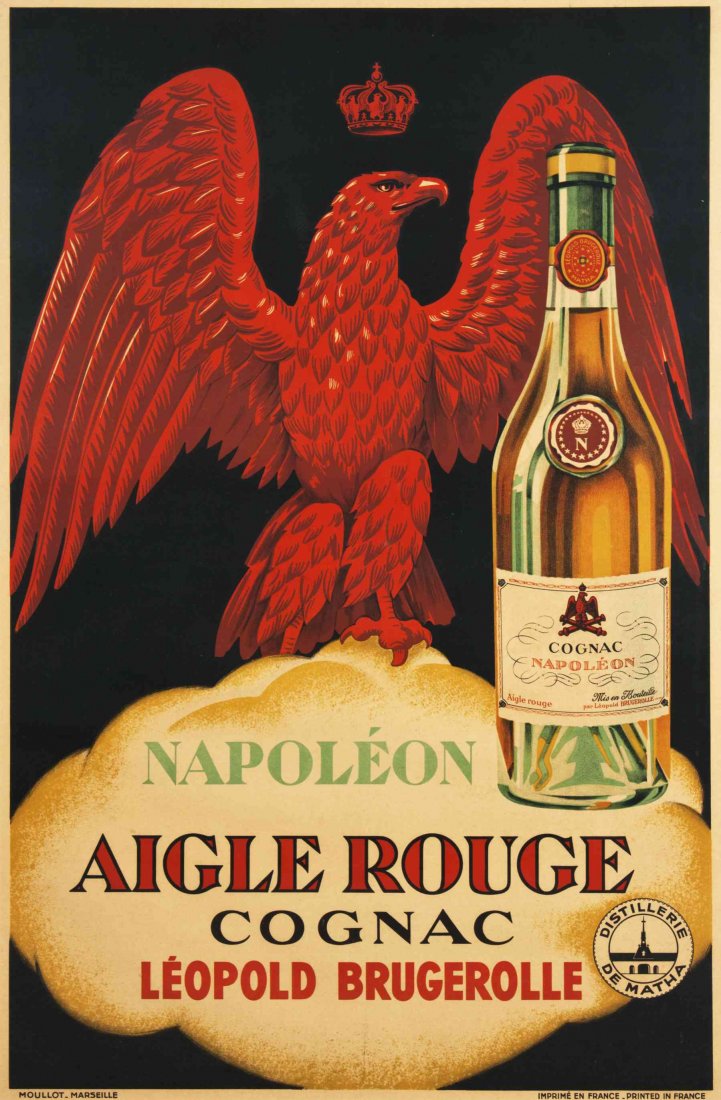 Continental School, (20th century), Napoleon, Aigle: Continental School (20th century) Napoleon, Aigle Rouge poster 37 x 53 inches.