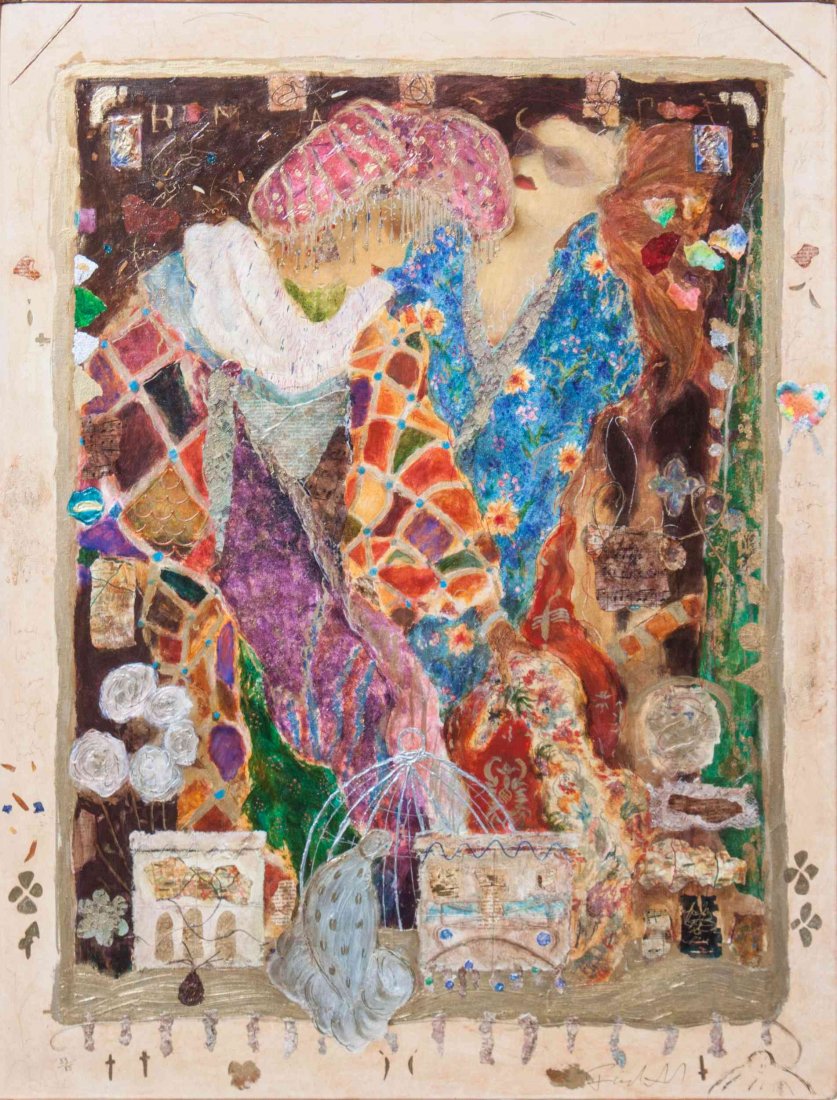 Roy Fairchild-Woodard, (British, b. 1953), Untitled: Roy Fairchild-Woodard (British, b. 1953) Untitled serigraph edition 33/85, signed Fairchild (lower right) 38 1/2 x 30 inches. Property from the Collection of Eric Meils, Milwaukee, Wisconsin