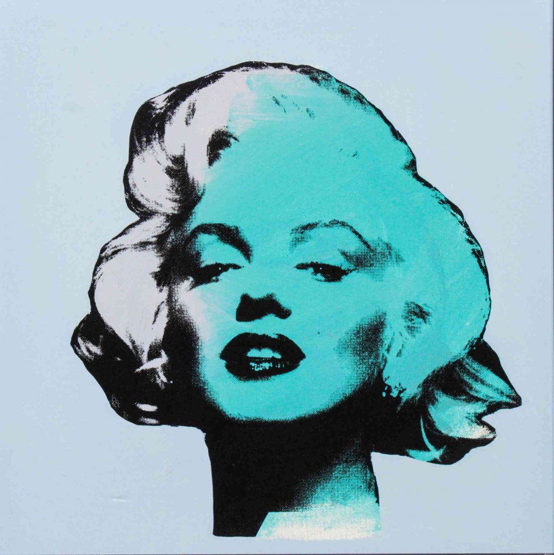 Steve Kaufman, (American, 1960-2010), Mini Marilyn: Steve Kaufman (American, 1960-2010) Mini Marilyn (three works) screenprint and acrylic on canvas each editioned, initialed SAK (verso) Each: 16 x 16 inches.