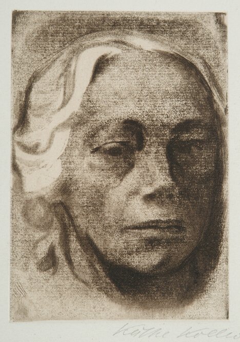 KATHE KOLLWITZ (German 1867-1945) Selbstbildnis