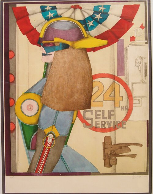 RICHARD LINDER (American 1901-1978) 24 Hour Self